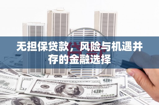 桐庐无担保贷款，风险与机遇并存的金融选择
