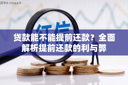 桐庐贷款能不能提前还款？全面解析提前还款的利与弊