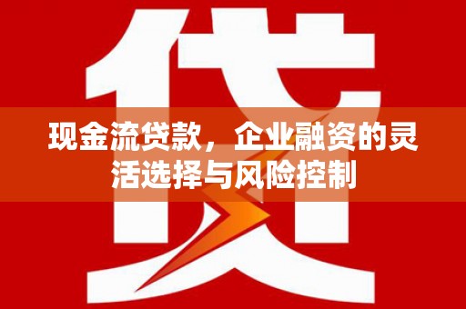 桐庐现金流贷款，企业融资的灵活选择与风险控制