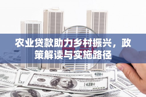 桐庐农业贷款助力乡村振兴，政策解读与实施路径