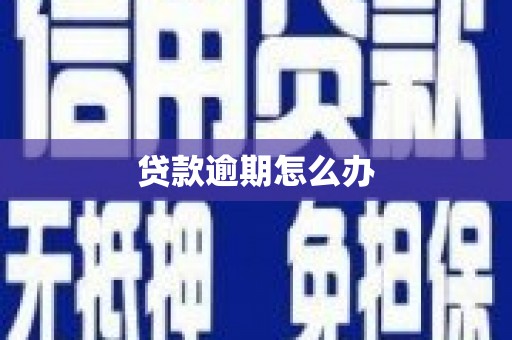桐庐贷款逾期怎么办