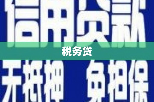 桐庐税务贷