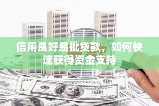 桐庐信用良好易批贷款，如何快速获得资金支持