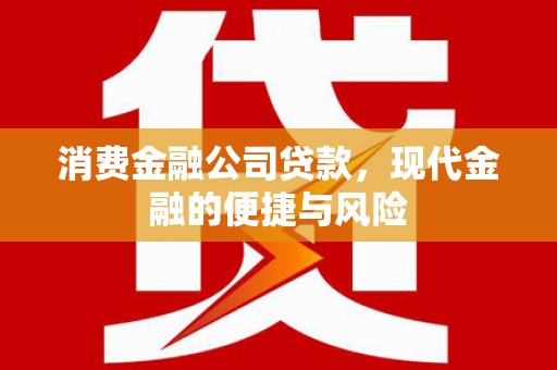 桐庐消费金融公司贷款，现代金融的便捷与风险