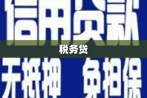 桐庐税务贷