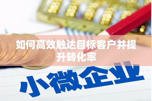 桐庐如何高效触达目标客户并提升转化率