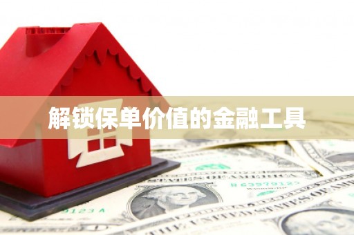 桐庐解锁保单价值的金融工具